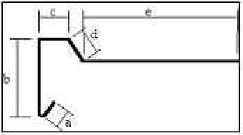 Ortgangprofil, glatt - Diagramm