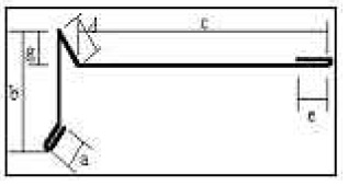 Windfeder mit Falz - Diagramm